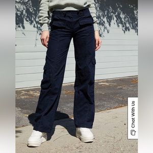 Brandy Melville Navy Kim cargo pants